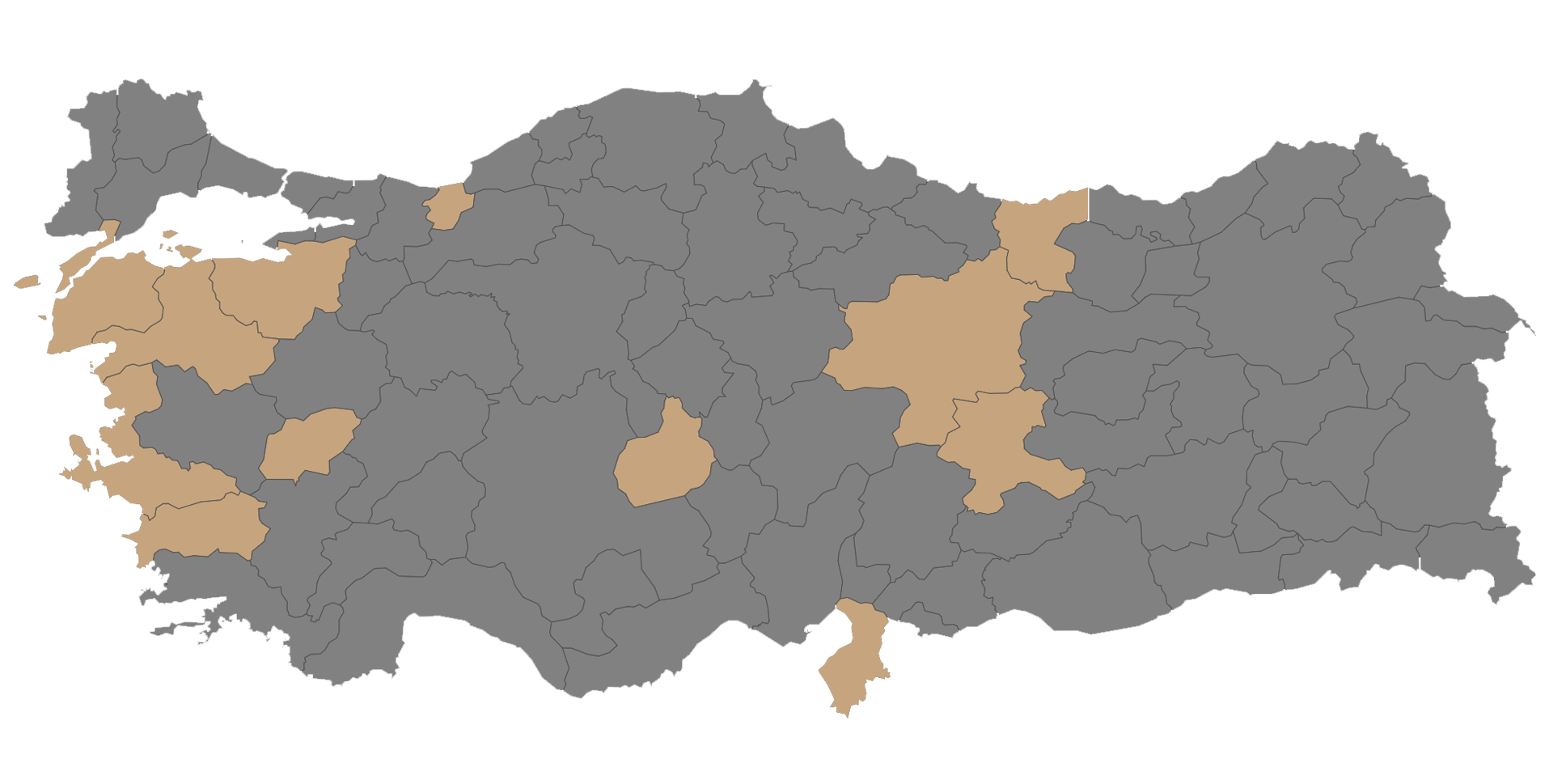 Türkiye Map